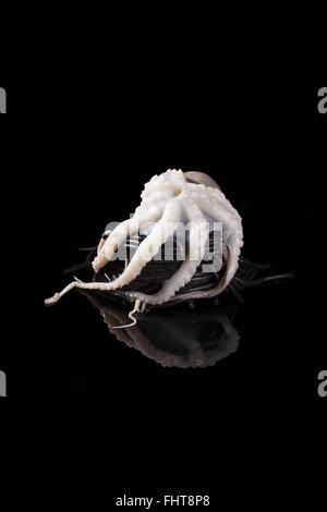 Luxuriöse Meeresfrüchte Pasta. Stockfoto