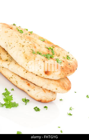 Luxuriöse Naan Hintergrund. Stockfoto