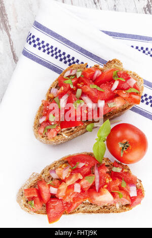 Bruschetta. Stockfoto