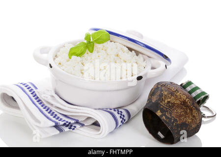 Frische Quark. Stockfoto