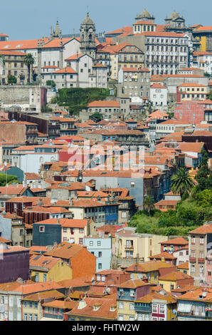 Blick auf Porto Stadt an Sommertag Stockfoto