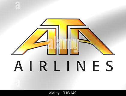 Ata Airlines logo Stockfoto