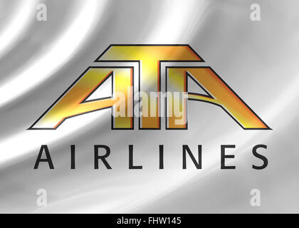 ATA Airlines logo Stockfoto