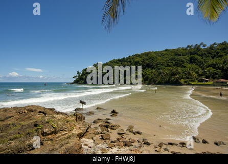 Jeribucacu Strand - Kakao-Küste Stockfoto