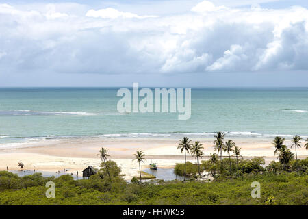 Native Strand in Trancoso Bezirk Stockfoto