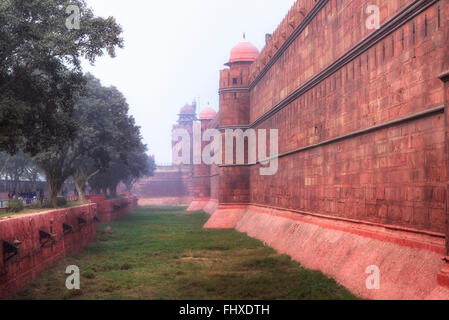 Roten Fort, Delhi, Indien, Asien Stockfoto