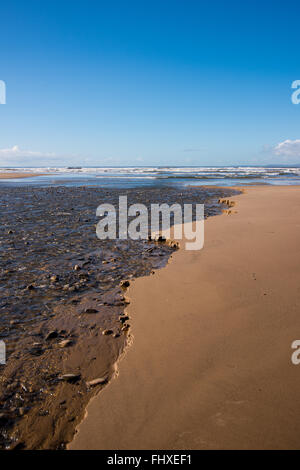 Morfa Strand, Sand Margam, Port Talbot, South Wales, UK. Stockfoto