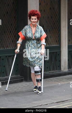 Cleo Rocos in feiner Form auf Cruches London (Kredit Bild © Jack Ludlam) Stockfoto