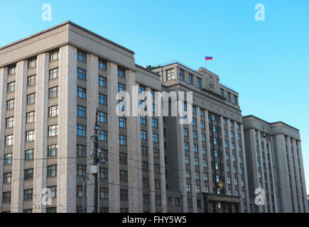 Die Staatsduma der Russischen Föderation, Moskau, Russland Stockfoto