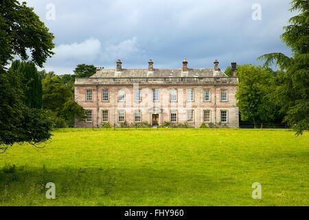 Dalemain Herrenhaus & historische Gärten. Nationalpark Lake District, Eden District, Penrith, Cumbria, England, Vereinigtes Königreich, UK. Stockfoto