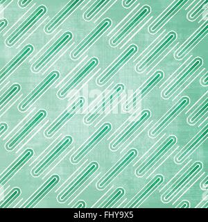 Zusammenfassung Hintergrund mit geometrischen, weißen Ellipse Ornament über Grunge Papierstruktur. Vektor-nahtlose Muster-Design. alten Stil Stock Vektor