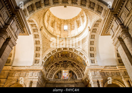 Innenraum der Kirche Madonna di San Biagio in Montepulciano, Italien Stockfoto