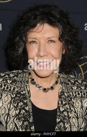 Beverly Hills, CA, USA. 26. Februar 2016. 26. Februar 2016 - Beverly Hills, Kalifornien - Lily Tomlin. 53. jährlichen ICG Publizisten Mittagessens statt im The Beverly Hilton Hotel. Bildnachweis: Byron Purvis/AdMedia Credit: Byron Purvis/AdMedia/ZUMA Draht/Alamy Live-Nachrichten Stockfoto