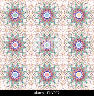 Blumen Frühling Sommer Herbst Musterdesign Vektor-illustration Stock Vektor