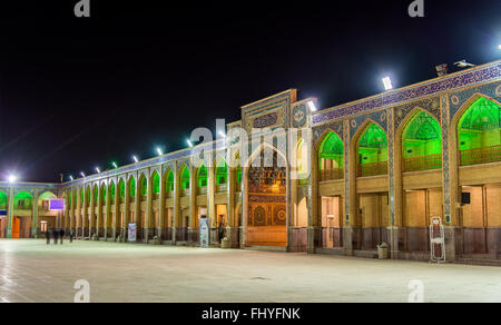 Court of Shah Cheragh-Moschee in Schiraz - Iran Stockfoto