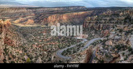 Osteingang zum Colorado National Monument Stockfoto