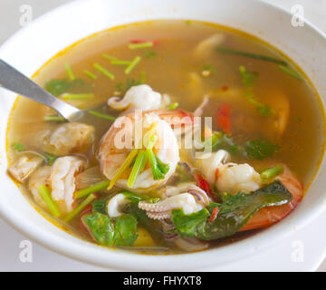 Bild von Tom Yam Suppe Stockfoto