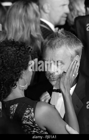 23. Mai 2014 - besucht Cannes LUC BESSON der Filmfestspiele von Cannes. Stockfoto