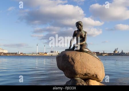 Foto von die kleine Meerjungfrau in Kopenhagen, Dänemark. Stockfoto