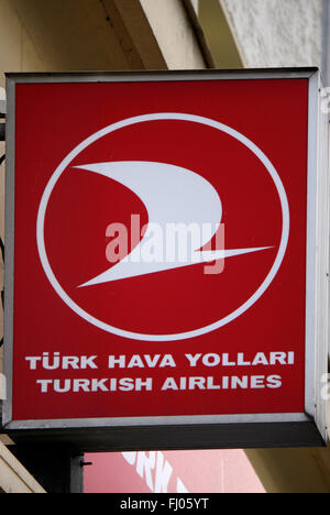 Markenname: "Turkish Airlines", Berlin. Stockfoto