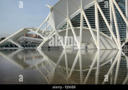 "Meseo de Las Ciencias Príncipe Felipe" Wissenschaftsmuseum Valencia Stockfoto