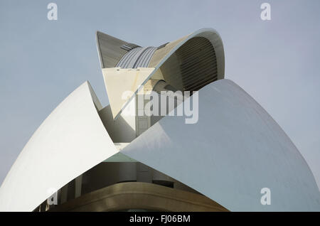 Palau de Les Arts Reina Sofia, Valencia, Spanien Stockfoto