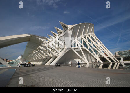 "Meseo de Las Ciencias Príncipe Felipe" Valencia, Spanien Stockfoto