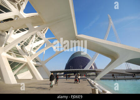 "Meseo de Las Ciencias Príncipe Felipe" Wissenschaftsmuseum Valencia Stockfoto