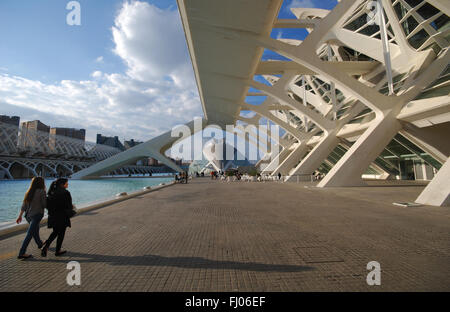 "Meseo de Las Ciencias Príncipe Felipe" Wissenschaftsmuseum Valencia Stockfoto