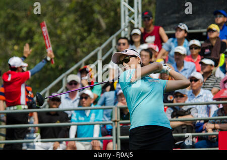 Chonburi, Thailand. 27. Februar 2016. So Yeon Ryu aus Südkorea in Honda LPGA Thailand 2016 im Siam Country Club, Pattaya Old Course am 27. Februar 2016 in Chonburi, Thailand. Kredit: Chatchai Somwat/Alamy Live News Stockfoto