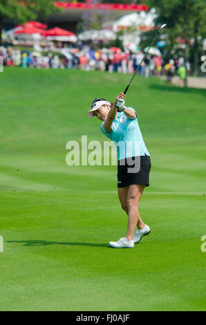 Chonburi, Thailand. 27. Februar 2016. So Yeon Ryu aus Südkorea in Honda LPGA Thailand 2016 im Siam Country Club, Pattaya Old Course am 27. Februar 2016 in Chonburi, Thailand. Kredit: Chatchai Somwat/Alamy Live News Stockfoto