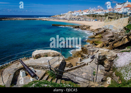 Ericeira, einer charmanten Stadt am Meer in Portugal Stockfoto