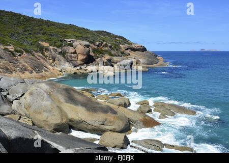 South Ocean Küste im Wilsons Promontory National Park Stockfoto