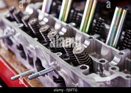 Kfz-Motor-Komponenten Stockfoto