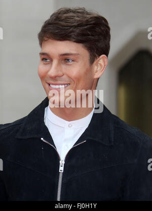 22. Januar 2016 - London, England, UK - Joey Essex Ankunft in The Sun militärischen Auszeichnungen, Guildhall - Red Carpet Ankünfte Stockfoto