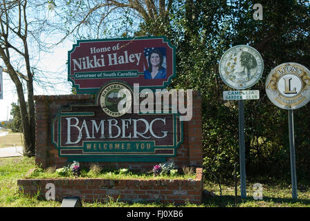 Bamberg South Carolina USA Stockfoto