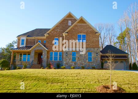 Neubau in Bellemeade in Charlotte, NC Stockfoto