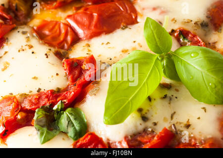 Pizza in Neapel Stockfoto