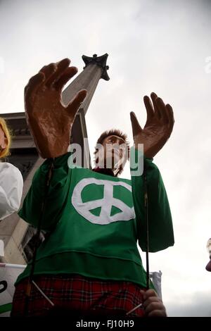 CND Anti Trident Protestkundgebung, London, UK Stockfoto