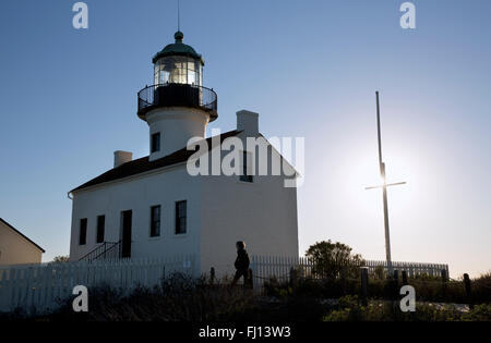 Point Loma Lighthouse, San Diego, Kalifornien, USA Stockfoto