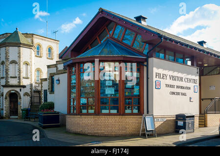 Besucher Zentrum touristischen Informationsbüro und Konzerthalle in Filey North Yorkshire England Stockfoto