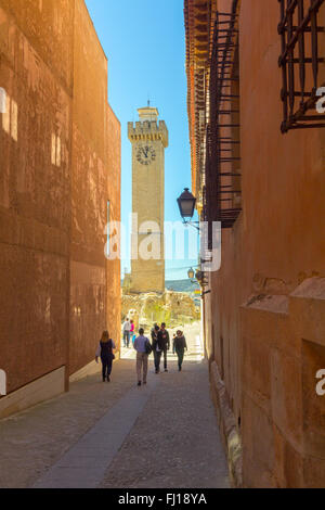 Mangana Turm in der Stadt von Cuenca, Spanien Stockfoto