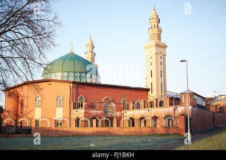 Jamia Masjib zentralen Moschee Rochdale zentralen Moschee Rochdale (CMR) früher bekannt als Idara Taleem-Ul-Islam wurde 1974 b eingerichtet Stockfoto