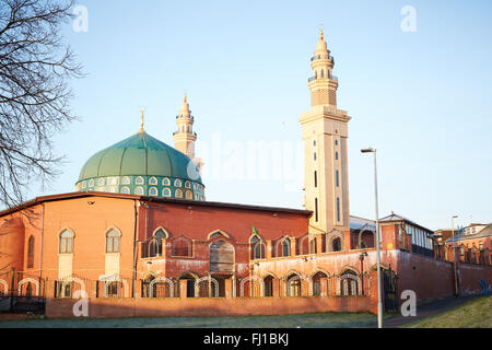 Jamia Masjib zentralen Moschee Rochdale zentralen Moschee Rochdale (CMR) früher bekannt als Idara Taleem-Ul-Islam wurde 1974 b eingerichtet Stockfoto