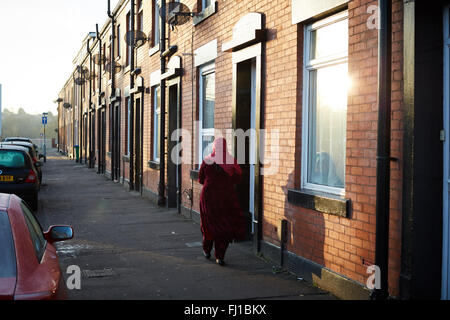 Jamia Masjib zentralen Moschee Rochdale zentralen Moschee Rochdale (CMR) früher bekannt als Idara Taleem-Ul-Islam wurde 1974 b eingerichtet Stockfoto