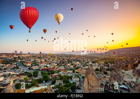 Heißluftballons Stockfoto