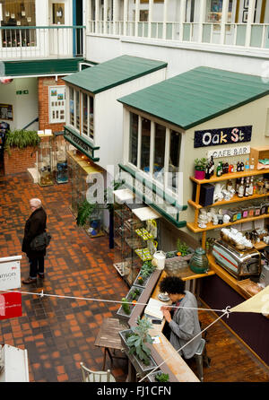 Manchester, UK - 16. Februar 2016: Innenraum der Manchester-Handwerk und Designcenter im Northern Quarter Stockfoto