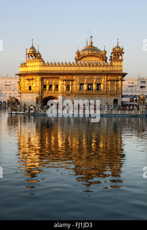 Goldenen Heiligtum der Goldene Tempel, Amritsar, Indien Stockfoto