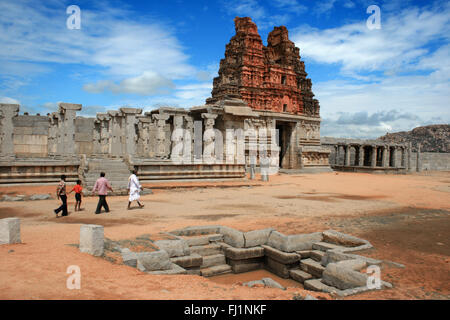 Vittala Tempel, Hampi Stockfoto