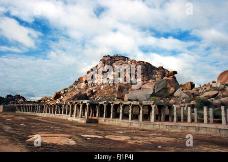 Tempel in Hampi, Indien Stockfoto